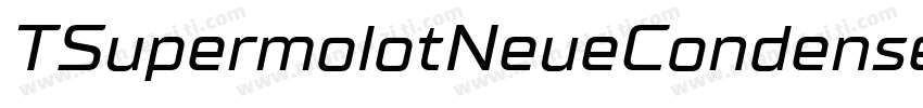 TSupermolotNeueCondensed Med字体转换